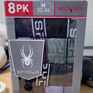 Spyder Men's Boxer Briefs Multi-Pack - Black, Gray, Green